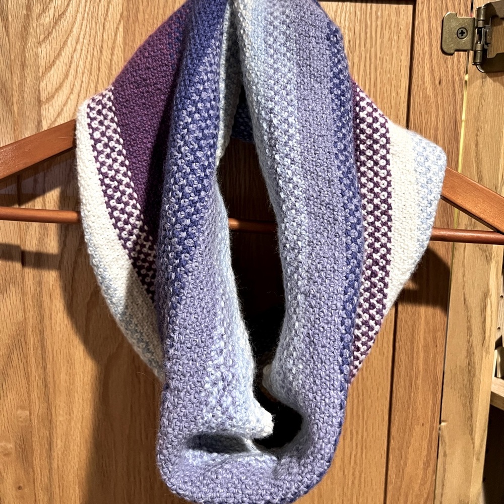 Infinity Scarf in Purples and Blues